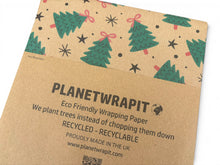 Load image into Gallery viewer, Christmas Trees - Recycled Kraft Wrapping Paper