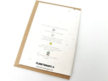 Load image into Gallery viewer, Thinking of you Bunny - Plantable Greetings Seed Card