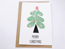 Load image into Gallery viewer, Christmas Tree Abstract - Plantable Christmas Seed Card