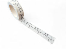 Load image into Gallery viewer, Cat on a line Washi Tape (15mm x 10m)