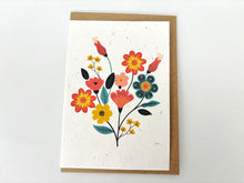 Load image into Gallery viewer, Flowers Blank - Plantable Greetings Seed Card