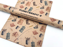 Load image into Gallery viewer, Fishing - Recycled Kraft Wrapping Paper