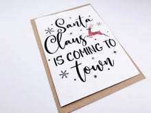 Load image into Gallery viewer, Santa Claus is coming to town - Plantable Christmas Seed Card