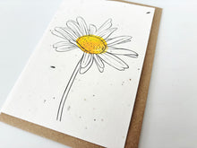Load image into Gallery viewer, Daisy Blank - Plantable Greetings Seed Card