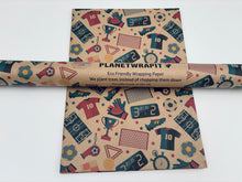 Load image into Gallery viewer, Football Fan - Recycled Kraft Wrapping Paper