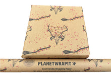 Load image into Gallery viewer, Christmas Broomstick - Recycled Kraft Wrapping Paper