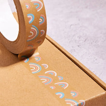 Load image into Gallery viewer, Rainbow Tape (24mm x 50m) - Biodegradable Parcel Tape