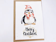 Load image into Gallery viewer, Christmas Penguin - Plantable Christmas Seed Card