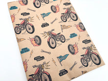 Load image into Gallery viewer, Motorbikes - Recycled Kraft Wrapping Paper