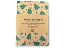 Load image into Gallery viewer, Christmas Trees - Recycled Kraft Wrapping Paper