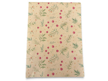 Load image into Gallery viewer, Christmas Berries - Recycled Kraft Wrapping Paper