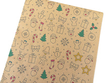 Load image into Gallery viewer, Christmas Fun - Recycled Kraft Wrapping Paper