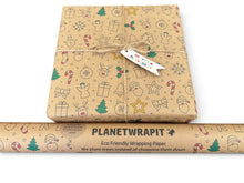 Load image into Gallery viewer, Christmas Fun - Recycled Kraft Wrapping Paper