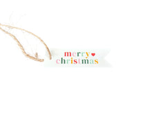 Load image into Gallery viewer, Colourful Christmas Mini Gift Tags - Pack of 10