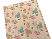Load image into Gallery viewer, Party Pigs - Recycled Kraft Wrapping Paper