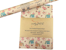 Load image into Gallery viewer, Party Pigs - Recycled Kraft Wrapping Paper
