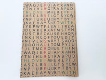 Load image into Gallery viewer, Interactive Wordsearch - Recycled Kraft Wrapping Paper