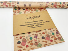 Load image into Gallery viewer, Chocolate - Recycled Kraft Wrapping Paper