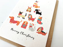 Load image into Gallery viewer, Dog Christmas Tree - Plantable Christmas Seed Card