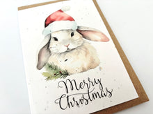 Load image into Gallery viewer, Christmas Bunny - Plantable Christmas Seed Card