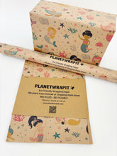 Load image into Gallery viewer, Mermaid - Recycled Kraft Wrapping Paper