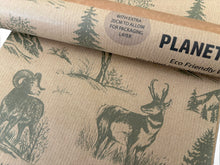 Load image into Gallery viewer, Christmas Stag - Recycled Kraft Wrapping Paper