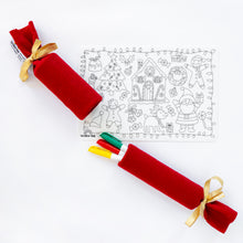 Load image into Gallery viewer, Scribble Mat Christmas Cracker - Reusable Wipe Clean Colouring Mat