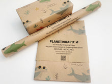 Load image into Gallery viewer, Sharks - Recycled Kraft Wrapping Paper