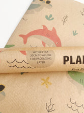Load image into Gallery viewer, Sharks - Recycled Kraft Wrapping Paper