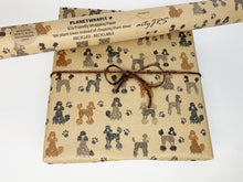 Load image into Gallery viewer, Poodles - Recycled Kraft Wrapping Paper