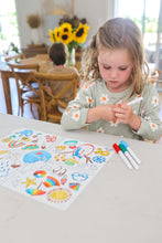 Load image into Gallery viewer, Seasons Reusable Scribble Mat (Extra Pens)