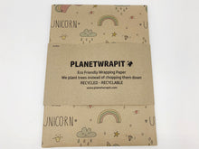 Load image into Gallery viewer, Unicorn - Recycled Kraft Wrapping Paper