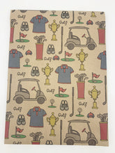 Load image into Gallery viewer, Golf - Recycled Kraft Wrapping Paper