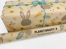 Load image into Gallery viewer, Bunny - Recycled Kraft Wrapping Paper