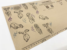 Load image into Gallery viewer, Playful Spaniels - Recycled Kraft Wrapping Paper