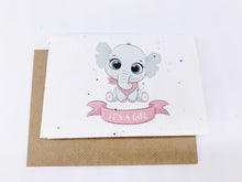 Load image into Gallery viewer, Plantable Greetings Seed Card - New Baby Girl