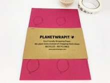 Load image into Gallery viewer, Balloons - Recycled Kraft Wrapping Paper