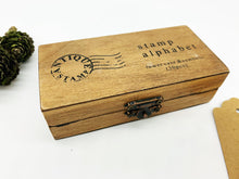 Load image into Gallery viewer, Wooden Alphabet Stamp Kit