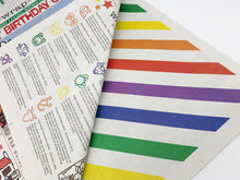 Load image into Gallery viewer, Rainbow Wrap Double Sided Newspaper - Recycled Wrapping Paper