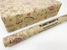 Load image into Gallery viewer, Princess Print - Recycled Kraft Wrapping Paper