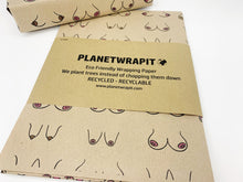 Load image into Gallery viewer, Boobs - Recycled Kraft Wrapping Paper