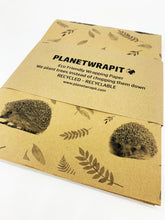 Load image into Gallery viewer, Hedgehog - Recycled Kraft Wrapping Paper