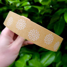 Load image into Gallery viewer, White Flower Tape (24mm x 50m) - Biodegradable Parcel Tape