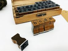 Load image into Gallery viewer, Wooden Alphabet Stamp Kit