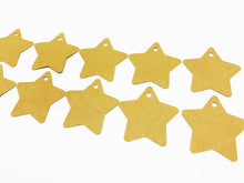 Load image into Gallery viewer, Recyclable Star Kraft Gift Tags - Pack of 10