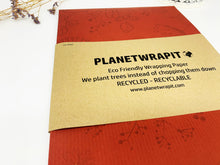 Load image into Gallery viewer, Enchanted Garden Recycled Kraft Wrapping Paper
