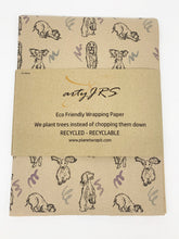 Load image into Gallery viewer, Playful Spaniels - Recycled Kraft Wrapping Paper