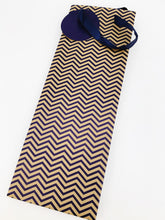 Load image into Gallery viewer, Chevron Kraft Paper Bottle Bag
