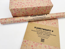 Load image into Gallery viewer, Heart Vine - Recycled Kraft Wrapping Paper
