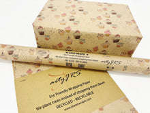 Load image into Gallery viewer, NEW Cupcakes - Recycled Kraft Wrapping Paper
